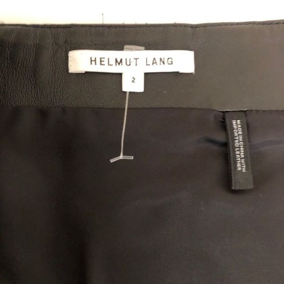 Helmut Lang leather mini skirt - Picture 8 of 14